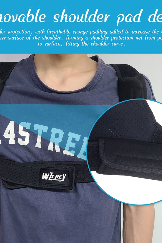 Posture Corrector Brace for Women Men,Back Brace for Posture for Women and Men with Adjustable Shoulder Braces and Cushion Pads,Corrects Hunching&Bad Posture&Shoulder Neck Pain - Velinare