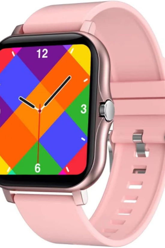 Smart Fitness Tracker Watch for Android/Ios - IP68, Heart Rate/Blood Oxygen/Sleep Monitoring, 8 Sports Modes, Breath Training, Weather Updates - 1.69 - Inch Display for Men and Women (Rose Gold) - Velinare