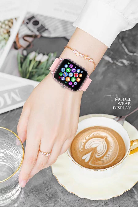 Smart Fitness Tracker Watch for Android/Ios - IP68, Heart Rate/Blood Oxygen/Sleep Monitoring, 8 Sports Modes, Breath Training, Weather Updates - 1.69 - Inch Display for Men and Women (Rose Gold) - Velinare