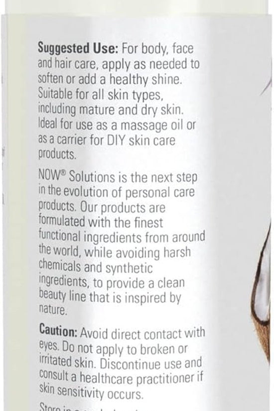 Solutions, Liquid Coconut Oil, Light and Nourishing, Promotes Healthy - Looking Skin and Hair, 4 - Ounce - Velinare