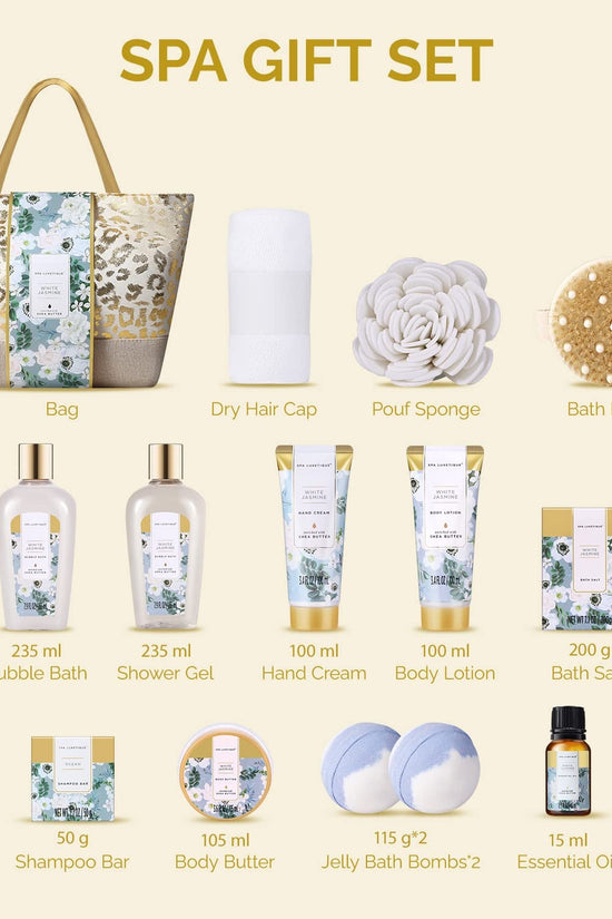 Spa Gift Baskets for Women - Gift Set for Women,15Pcs Luxury Relaxing Spa Kit with Bath Bombs, Birthday Gifts Body and Bath Set - Velinare