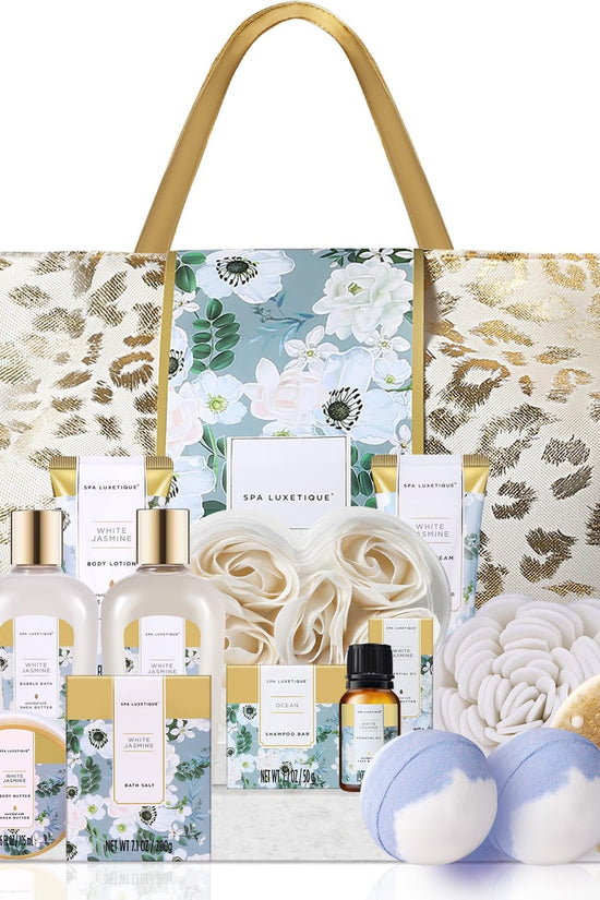 Spa Gift Baskets for Women - Gift Set for Women,15Pcs Luxury Relaxing Spa Kit with Bath Bombs, Birthday Gifts Body and Bath Set - Velinare