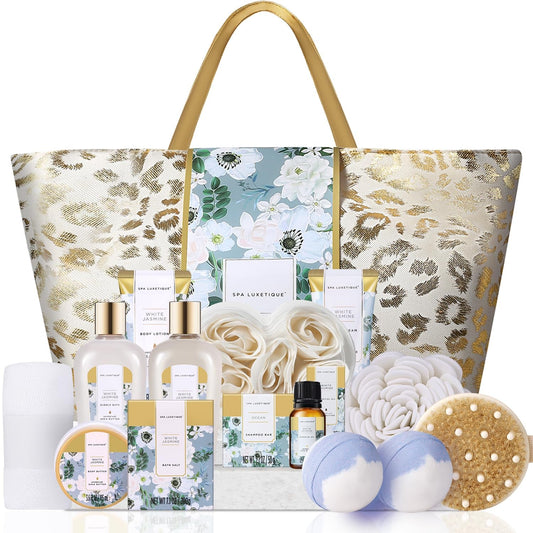 Spa Gift Baskets for Women - Gift Set for Women,15Pcs Luxury Relaxing Spa Kit with Bath Bombs, Birthday Gifts Body and Bath Set - Velinare