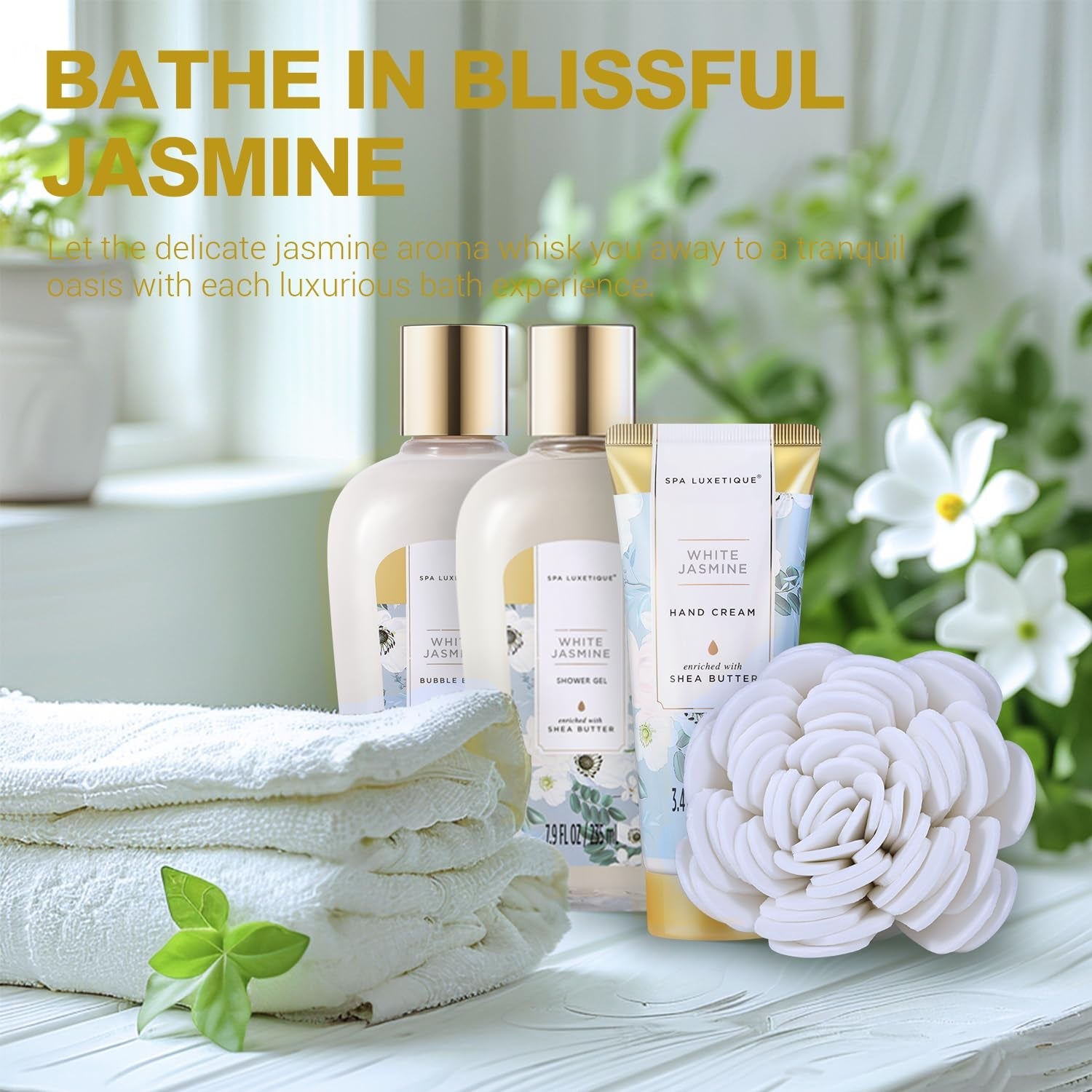 Spa Gift Baskets for Women - Gift Set for Women,15Pcs Luxury Relaxing Spa Kit with Bath Bombs, Birthday Gifts Body and Bath Set - Velinare