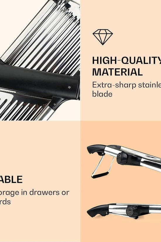 Stainelss Steel Mandoline Slicer Vegetable Chopper Potato Slicer - Velinare