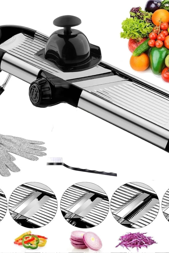 Stainelss Steel Mandoline Slicer Vegetable Chopper Potato Slicer - Velinare