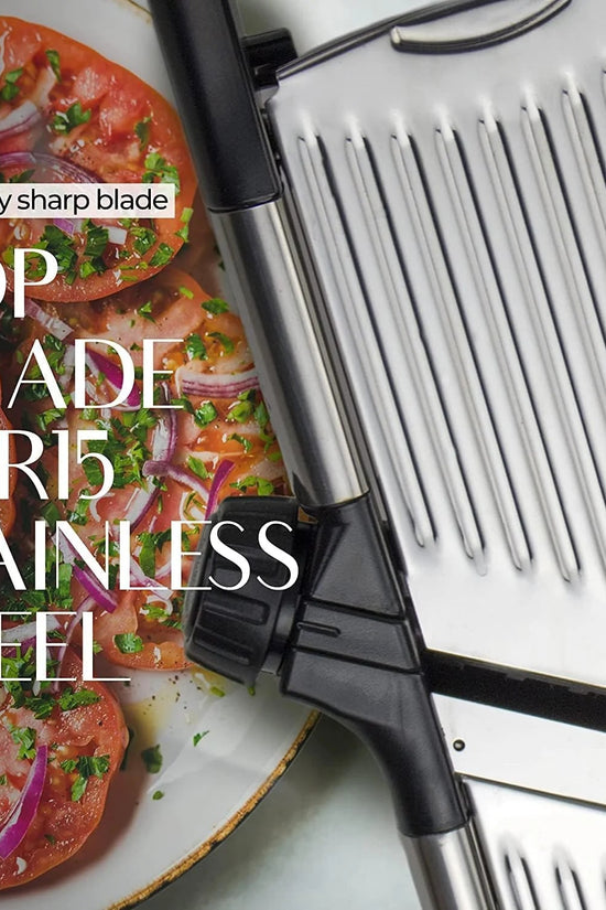 Stainelss Steel Mandoline Slicer Vegetable Chopper Potato Slicer - Velinare