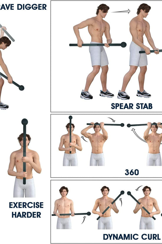 Steel Mace Bell for Strength Training - Support Full Body, Muscles, Shoulder, Grips & Forearms Workouts to Rehabilitation, Stretching 5, 7, 10, 15, 20, 25, 30Lb for Woman & Man - Velinare