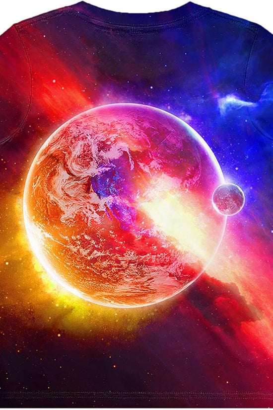 Teens Boys Girls Shirts 3D Print Colorful Design Graphic Tee Shirt with Short Sleeve for Kids 6 - 16 Years - Velinare