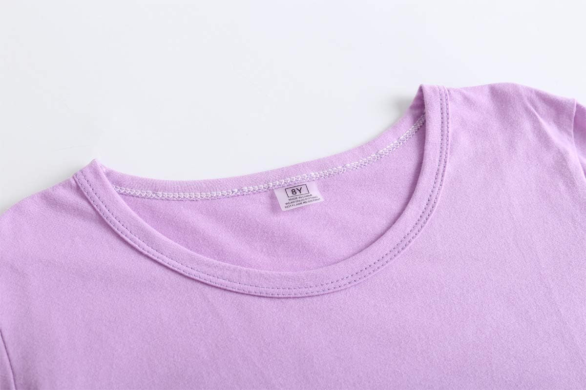 Young Girls Pajama Cute Cat Pattern Nighty Comfy Shorts Cotton Sleepwear - Velinare